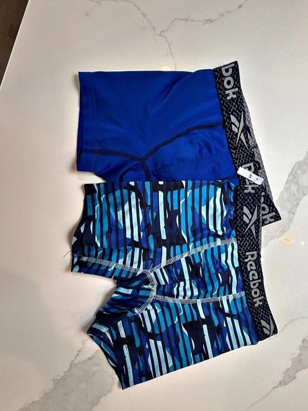 Reebok Boys Performance Boxer Briefs Blue & Black Small